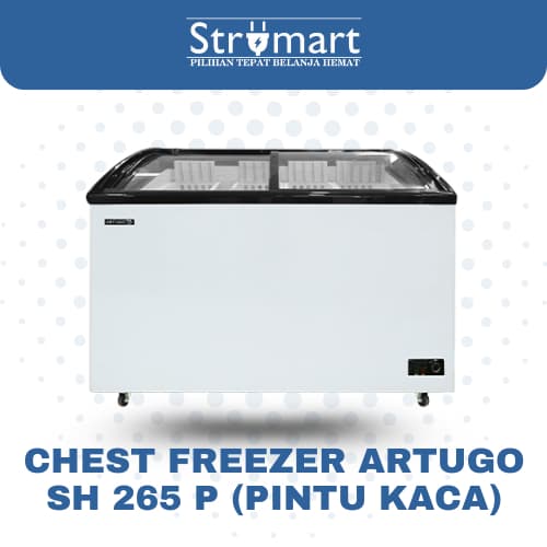 Chest Freezer Artugo Sh 265 P (PINTU KACA)