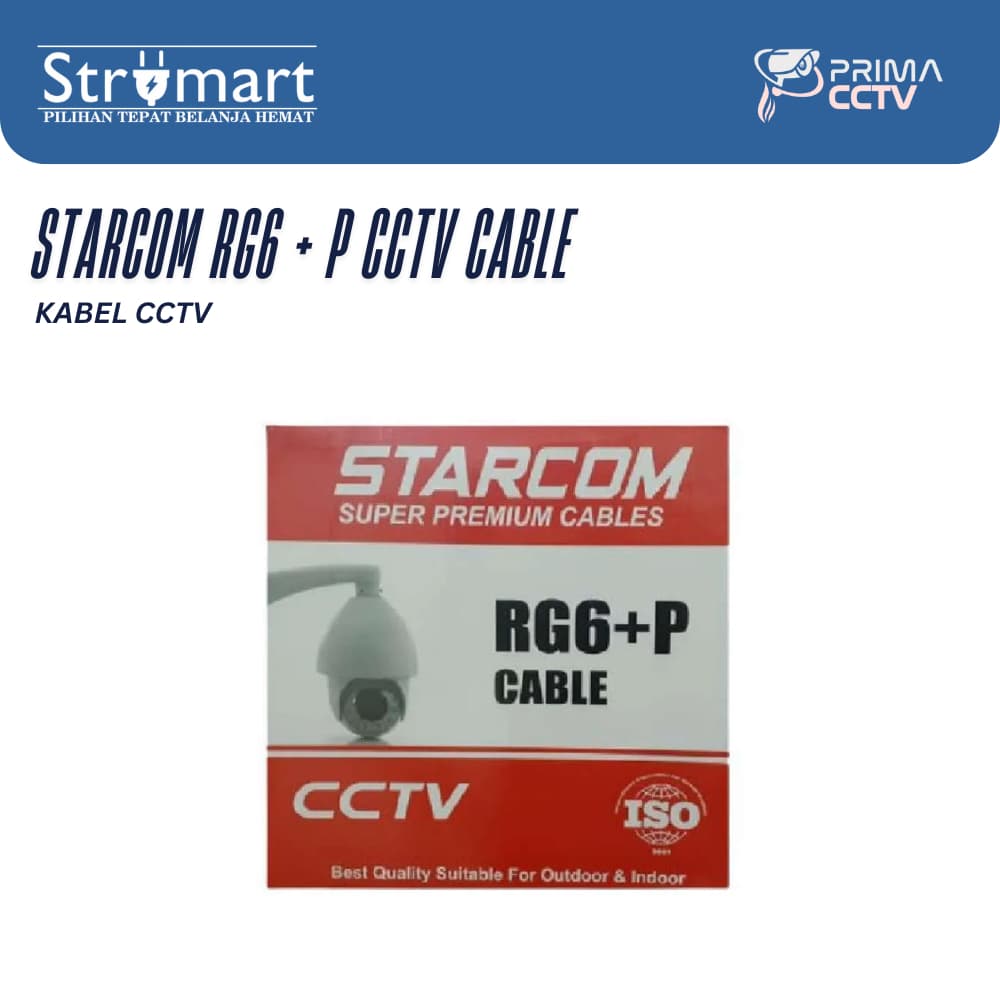 Kabel Starcom Rg 6 + P Hitam (300MTR)