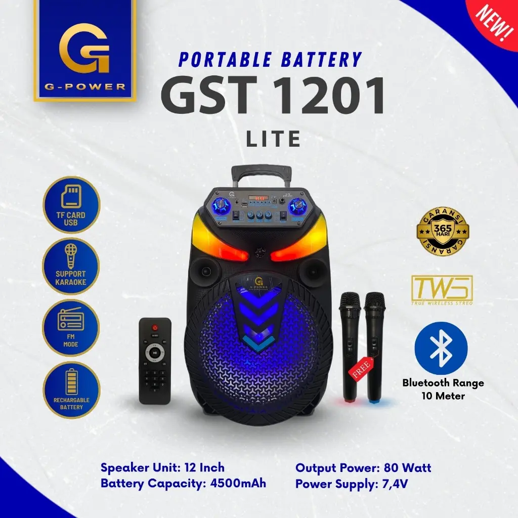 Speaker G-POWER Gst 1201 Lite