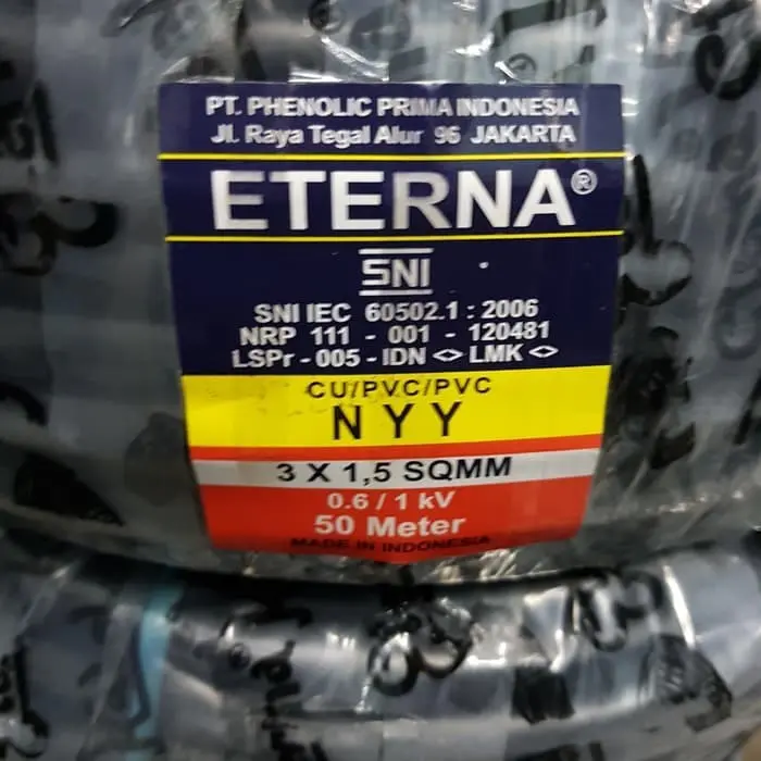 Nyy 3 X 1,5 ETERNA/2R-1%/50M @5R