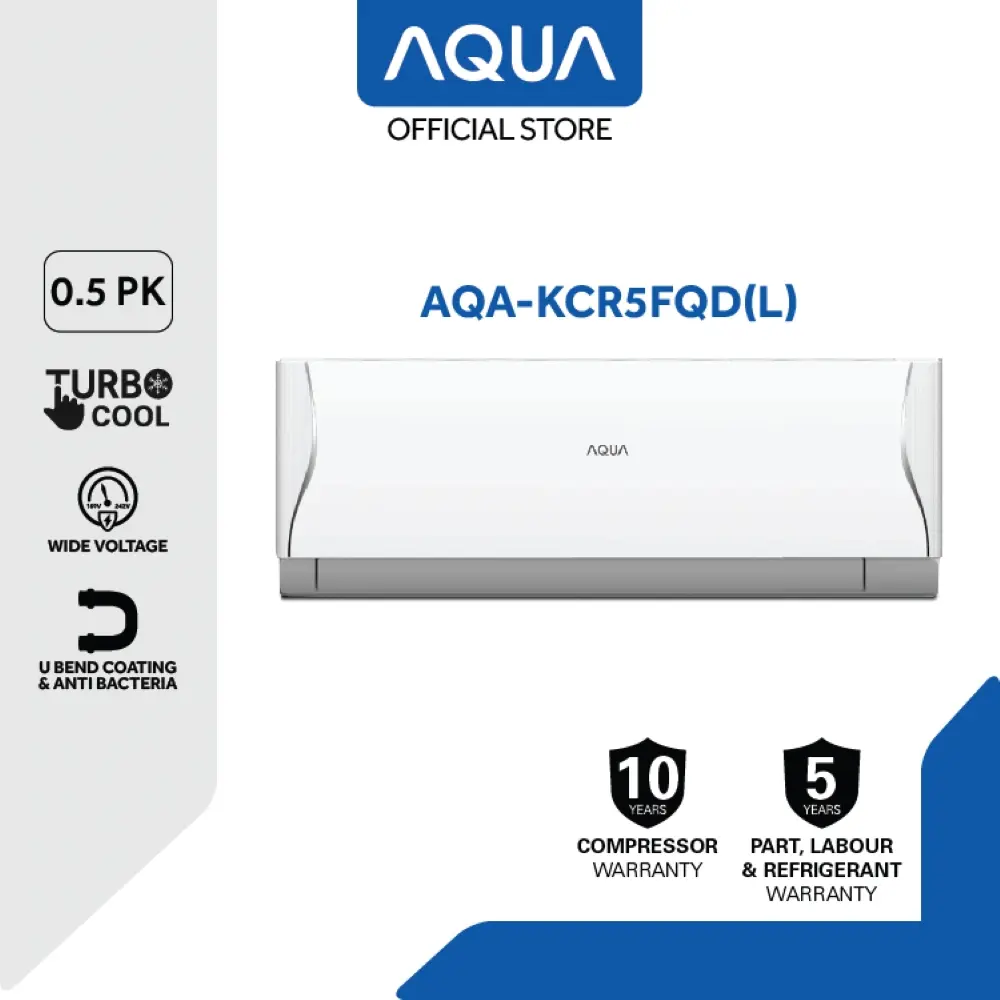 AC 0,5PK AQUA AQA-KCR5FQDL (1/2pk)