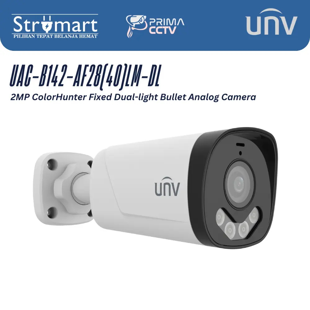 Kamera Uniview UAC-B142-AF28(40)LM-DL 2MP Outdoor Color Audio