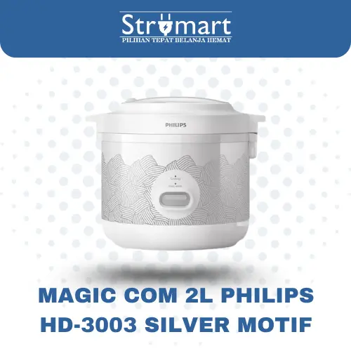 Magic Com Philips HD-3003/33/SILVER MOTIF/1,8LT