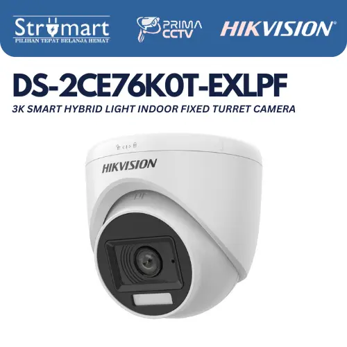 Kamera Hikvision DS-2CE76K0T-EXLPF 5MP Indoor