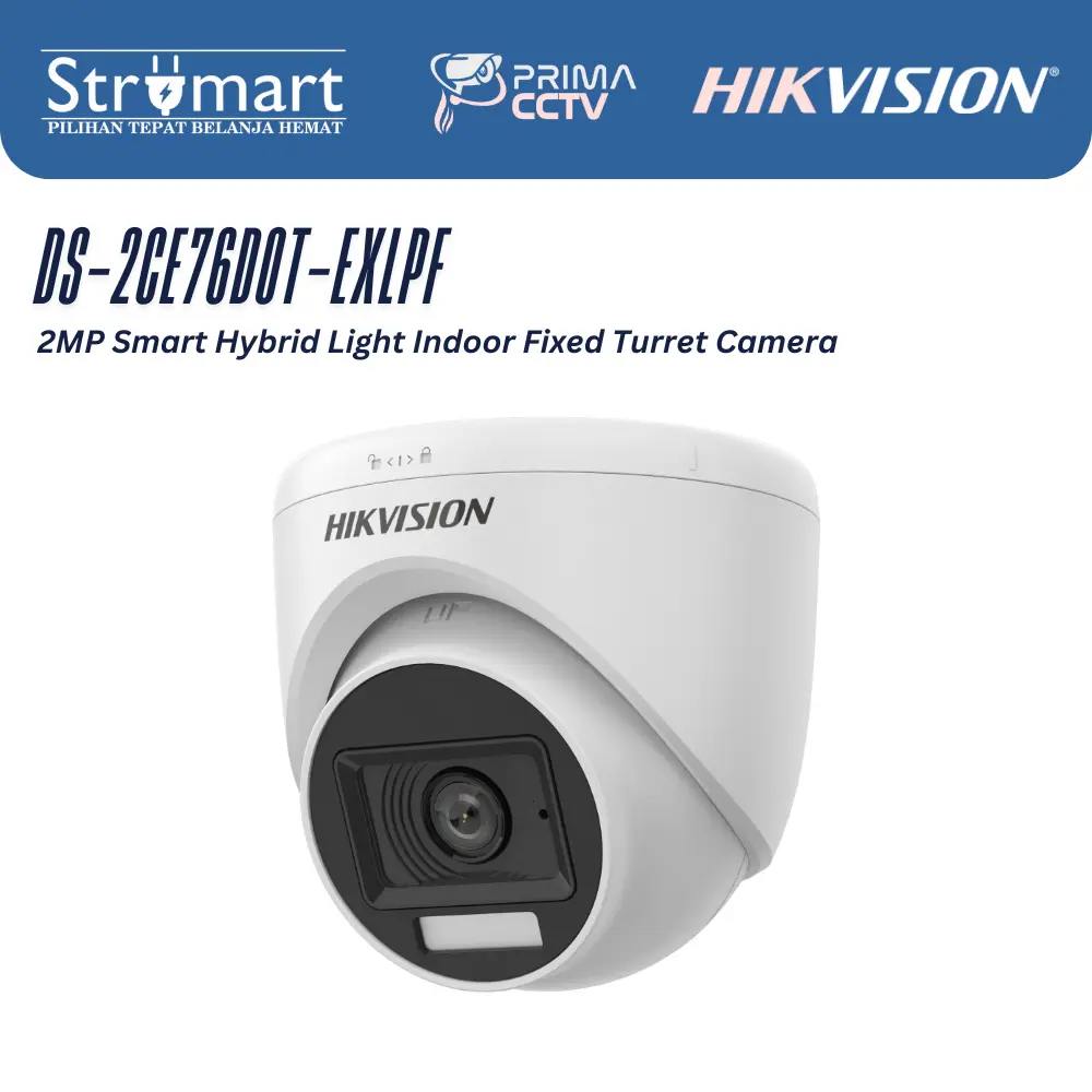 Kamera Hikvision DS-2CE76D0T-EXLPF 2MP Indoor