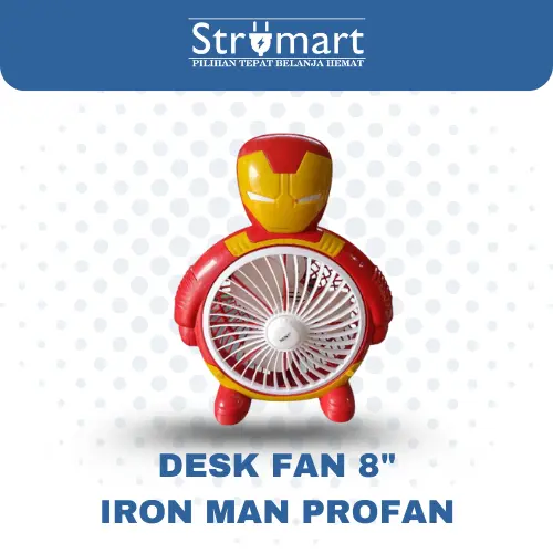 Kipas Angin 8" Profan RDF-820 IRONMAN/25W/KARAKTER