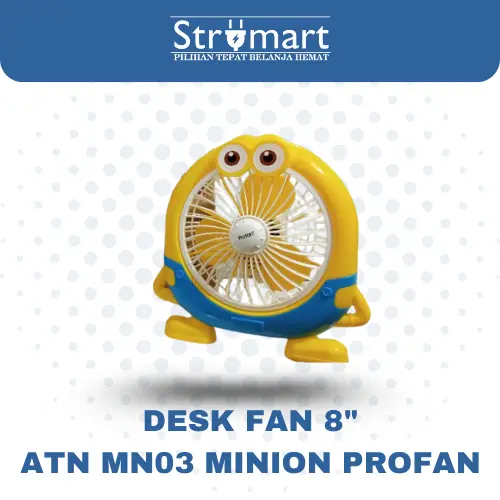 Kipas Angin 8" Profan RDF-820 MINION/25W/KARAKTER