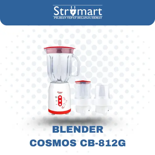 Blender Cosmos CB-812G/+1PC Lampu COSMOS/KACA/2LT