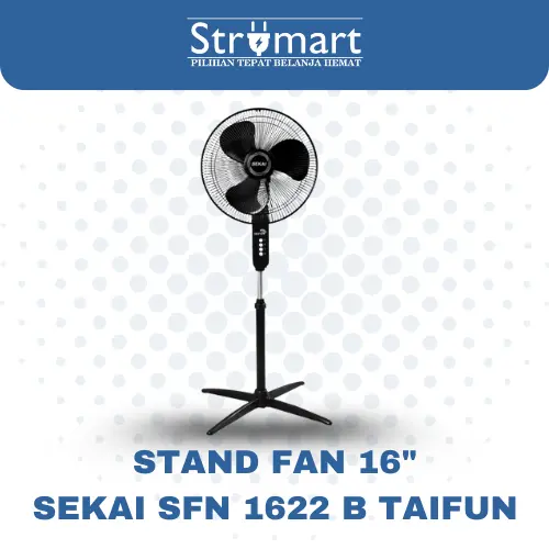 Kipas Angin Berdiri 16" Sekai Sfn 1622 B Taifun