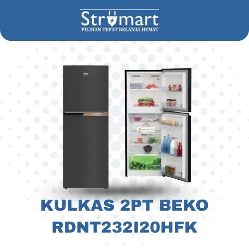 Kulkas 2PT Beko RDNT232I20HFK