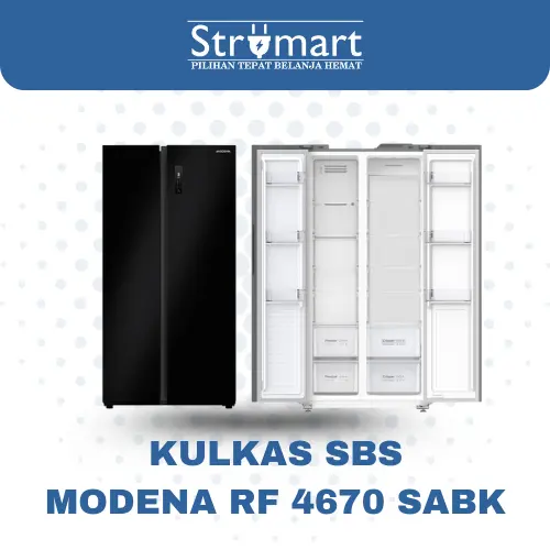 Kulkas Sbs Modena Rf 4670 Sabk