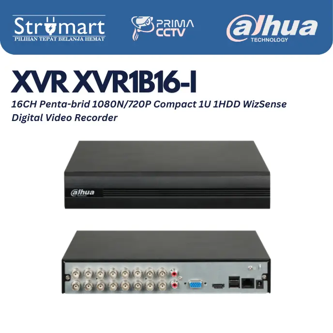 Xvr Dahua DH-XVR1B16-I 2MP 16CH Cooper