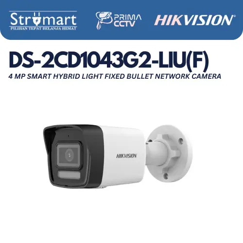 IP Camera Hikvision DS-2CD1043G2-LIU 4MP Out