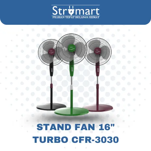 Kipas Angin Berdiri 16" Turbo CFR-3030