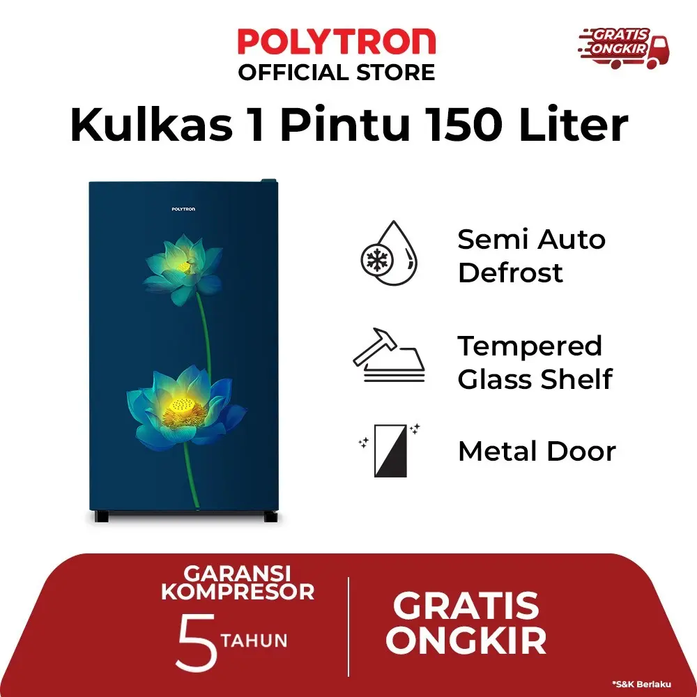 Kulkas 1PT Polytron PRB-157
