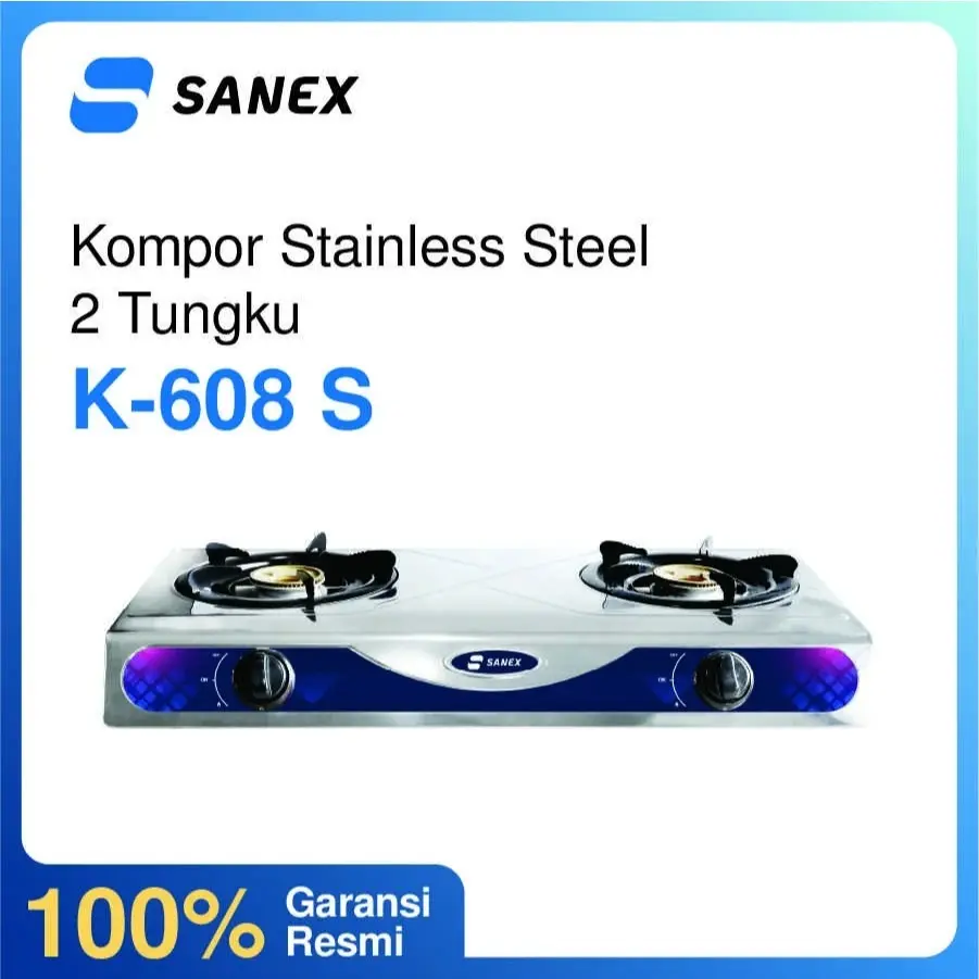 Kompor Sanex K-608S/2 TK/SS
