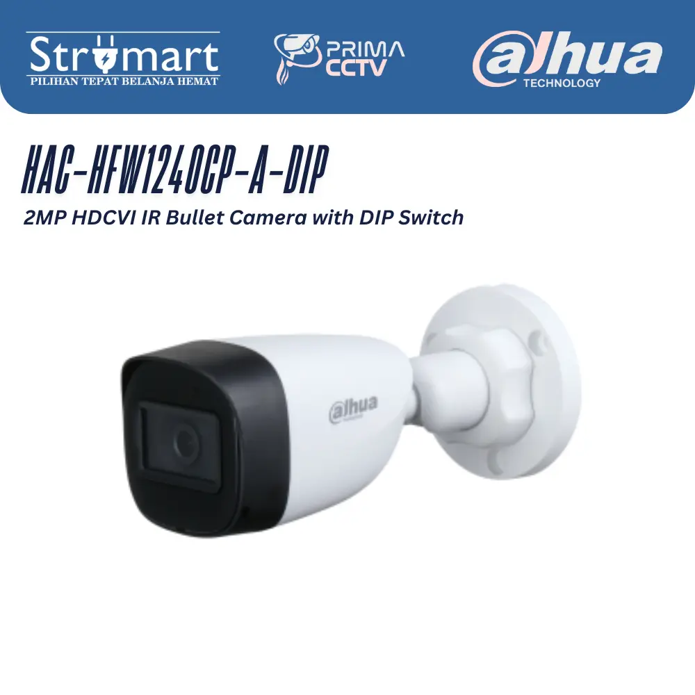 Kamera Dahua DH-HAC-HDW1240TRQP-A-DIP 2MP Indoor Audio