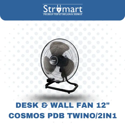 Kipas Angin Lantai 12" Cosmos Pdb TWINO/2IN1