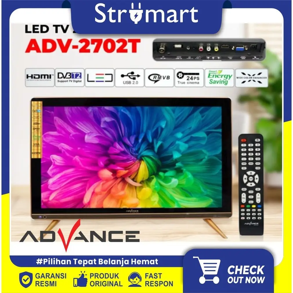 TV LED 27" Advance LED-2702T Digital HD