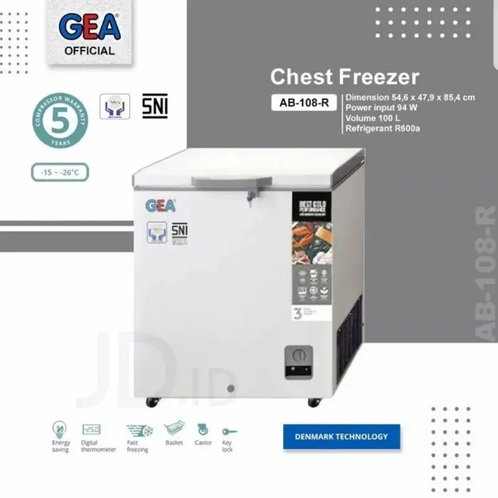 Chest Freezer Gea AB-108-R