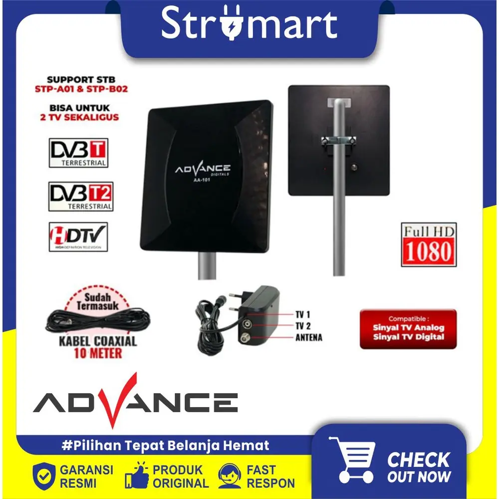 Antena TV Digital Advance AA-101 IN/OUT