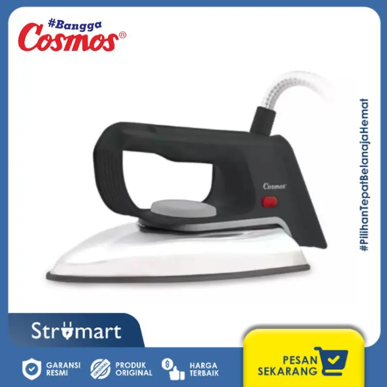 SETRIKA COSMOS CI-318 ANTI LENGKET STAINLESS 400WATT
