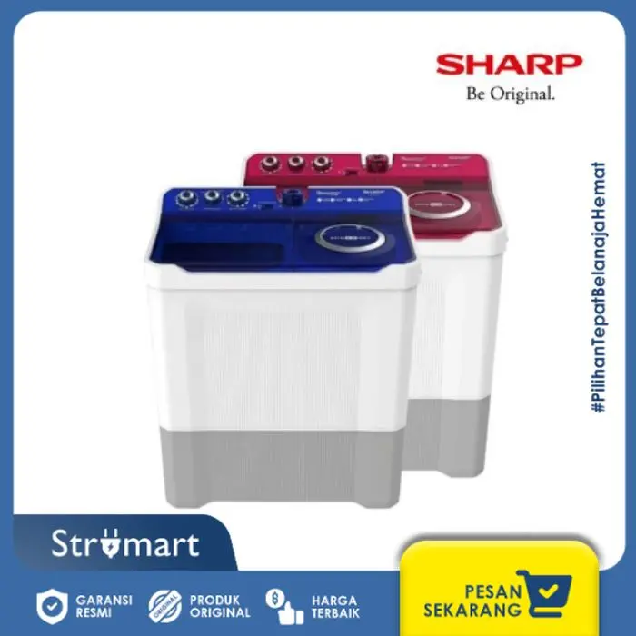 Mesin Cuci 2TB Sharp ES-T1490WA-BL
