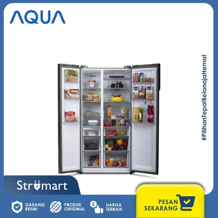Kulkas Sbs Aqua AQR-605IM-GB
