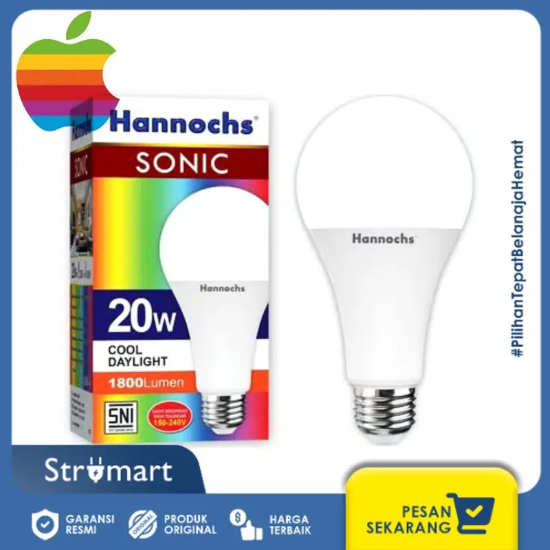 Lampu LED 20W Sonic HANNOCHS/10PC-4%+VCR/=BASIC