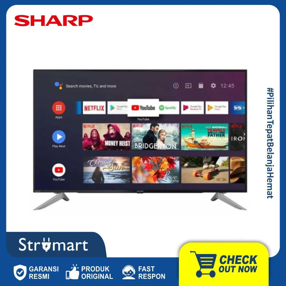 TV LED 60" Sharp 4T-C60DL1X (ANDROID 4K)