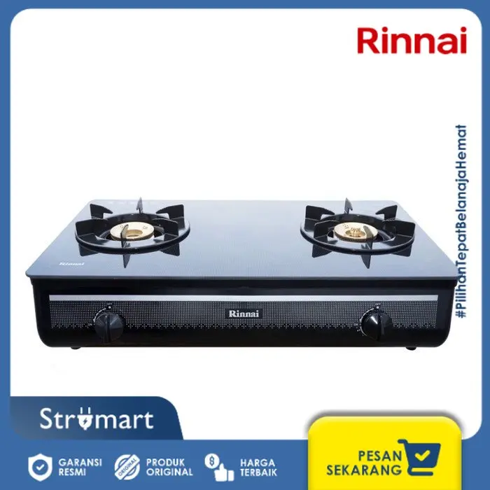 Kompor Kaca Rinnai Ri 712GA (B)/2PC-3%/HTM/=WINN