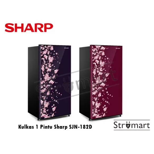Kulkas 1PT Sharp SJN-182D-VB/VR/SH/SB/SP