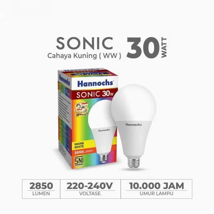 Lampu LED 30W Sonic HANNOCHS/4PC-4%/=BASIC