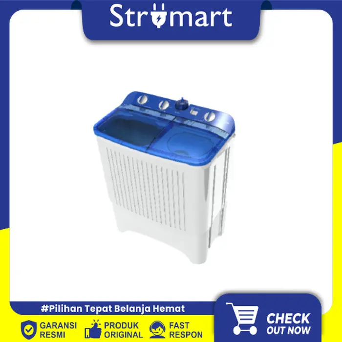 Mesin Cuci 2TB Polytron PWM-9072