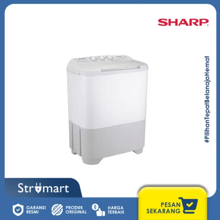 Mesin Cuci 2TB Sharp ES-T70MW-BL