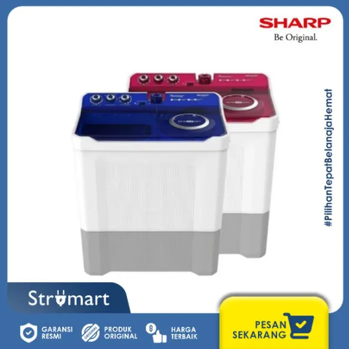 Mesin Cuci 2TB Sharp ES-T1290WA-BL