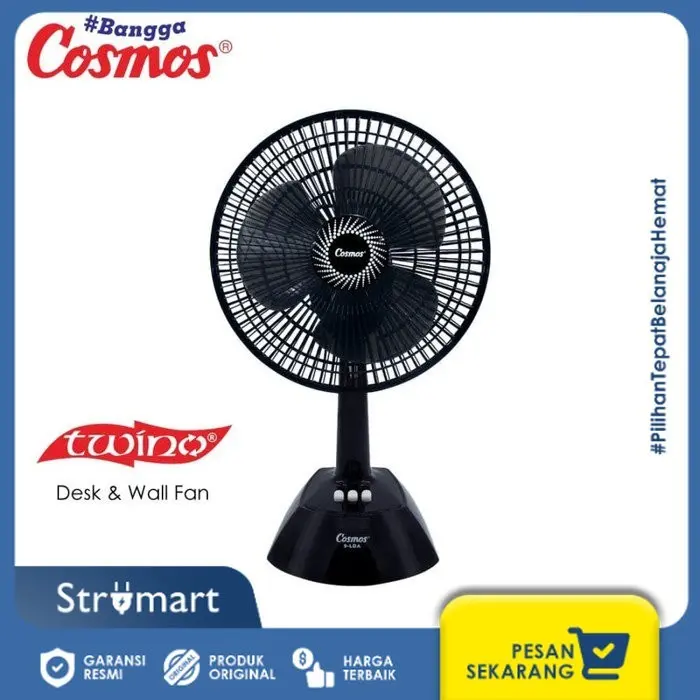 Kipas Angin Meja 12" Cosmos LDA/2PC-3%/2IN1