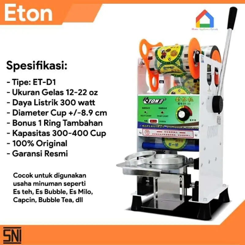 Press Cup Eton ET-D1/2PC-RP25RB/PC./MNG