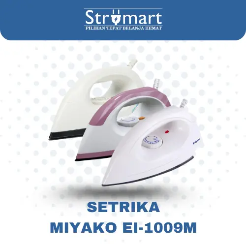Setrika Miyako EI-1009M/2PC-3%/KERAMIK/300W