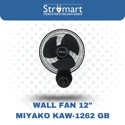 Kipas Angin Dinding 12" Miyako KAW-1262 Gb