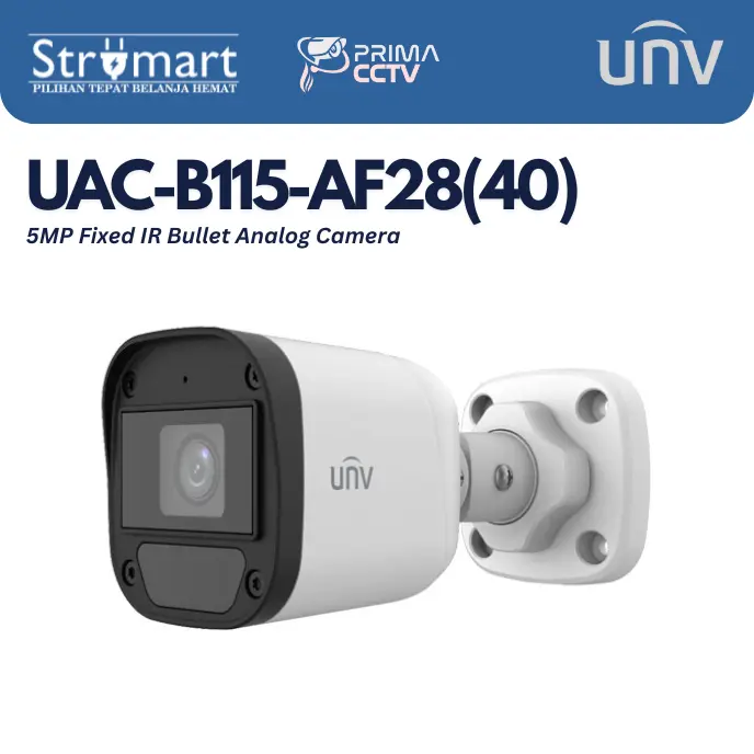 Kamera Uniview UAC-B115-AF28(40)-W 5MP Indoor Ir