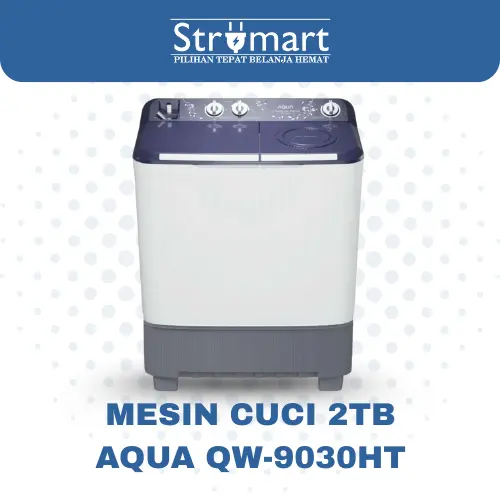 Mesin Cuci 2TB Aqua QW-9030HT