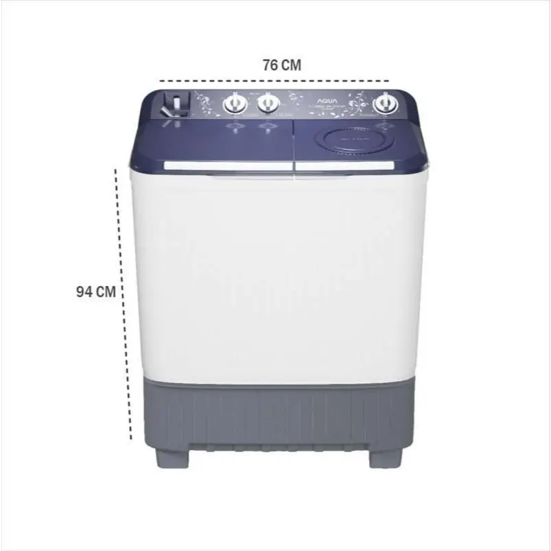 Mesin Cuci 2TB Aqua QW-8030HT