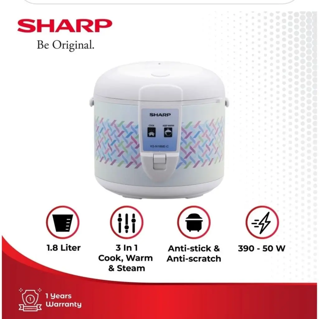 Magic Com Sharp KSN-18ME-C/L