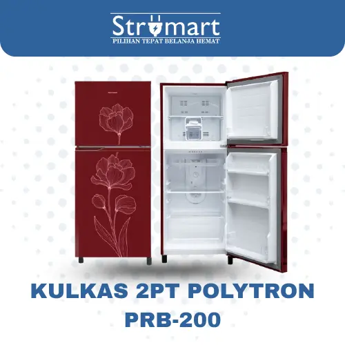 Kulkas 2PT Polytron PRB-200