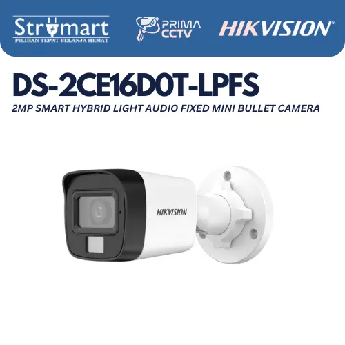 Kamera Hikvision DS-2CE16D0T-LPFS 2MP Outdoor Audio