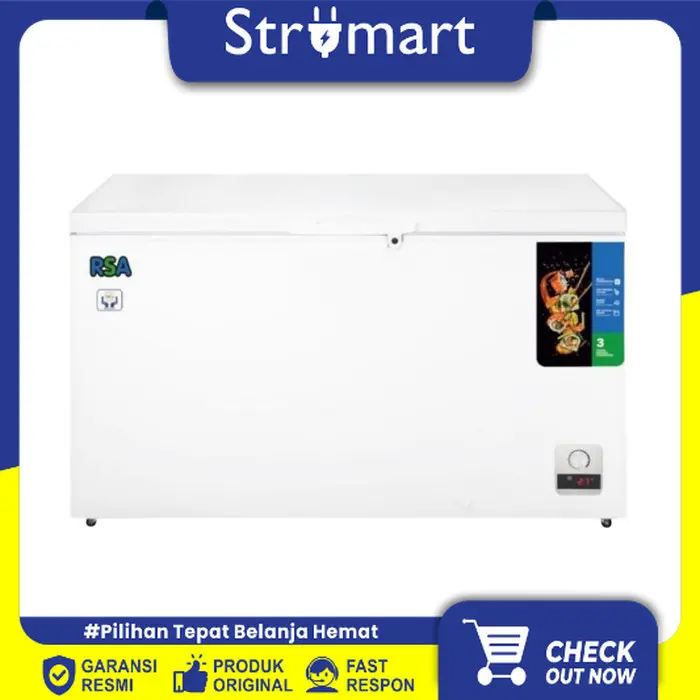CHEST FREEZER RSA CF-460 FREEZER BOX KAPASITAS 450 LITER
