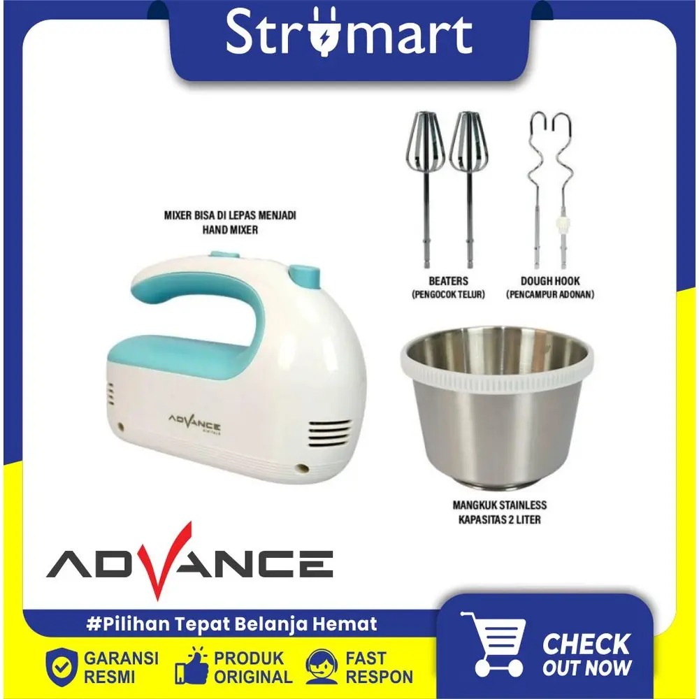Mixer Com Advance MX-333 Stainless 2.0L