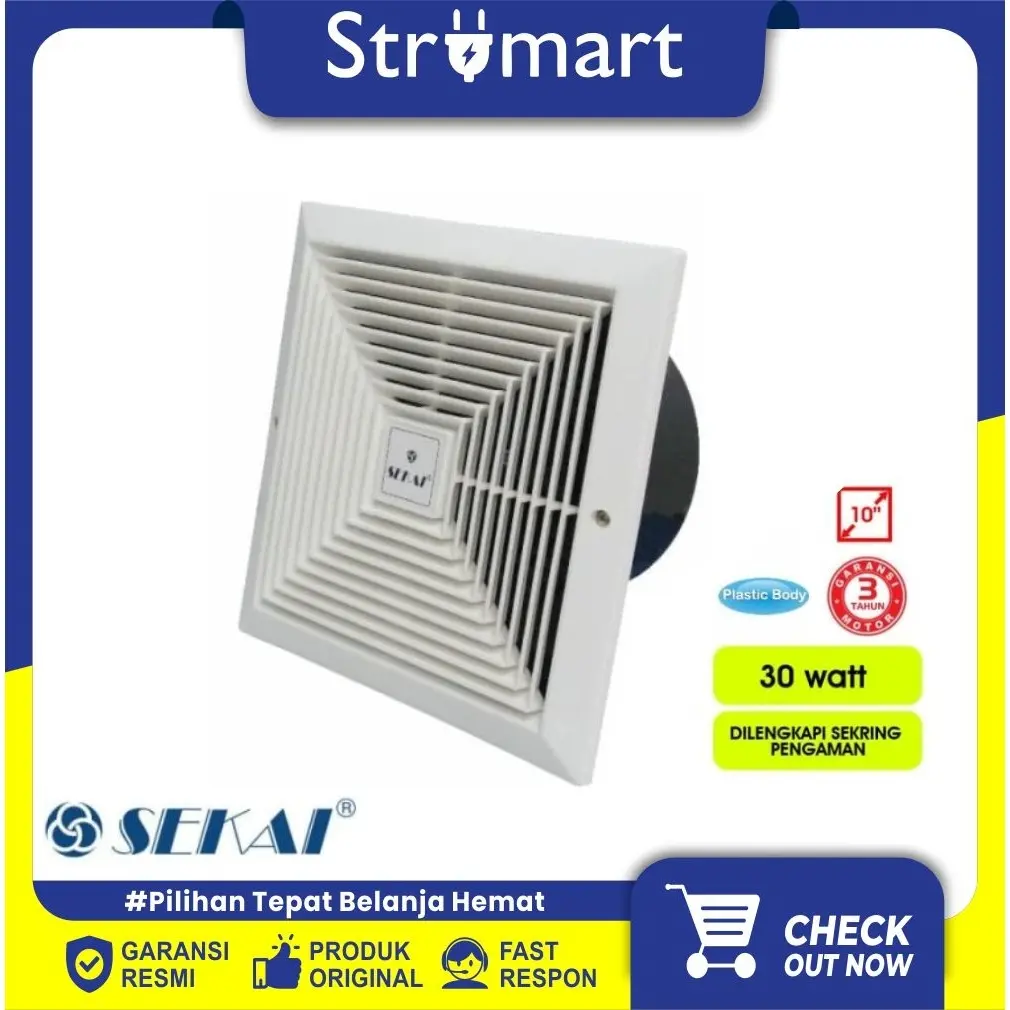 Kipas Angin Ventilasi 10" Sekai Mvf 1091