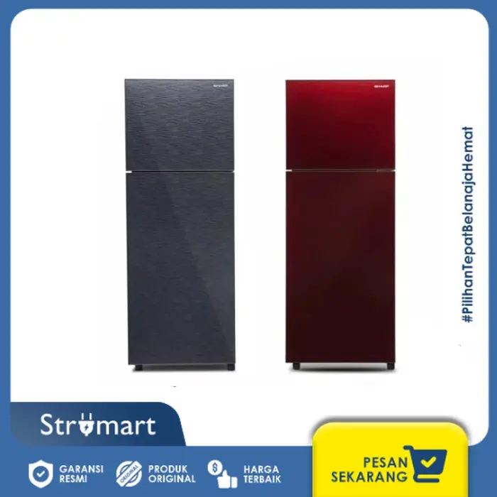 Kulkas 2PT Sharp SJ-246XG-MR/MS